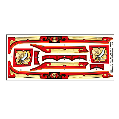 30828615_sparepart/Etikett 70411 "Totenkopf-Kampfschiff"